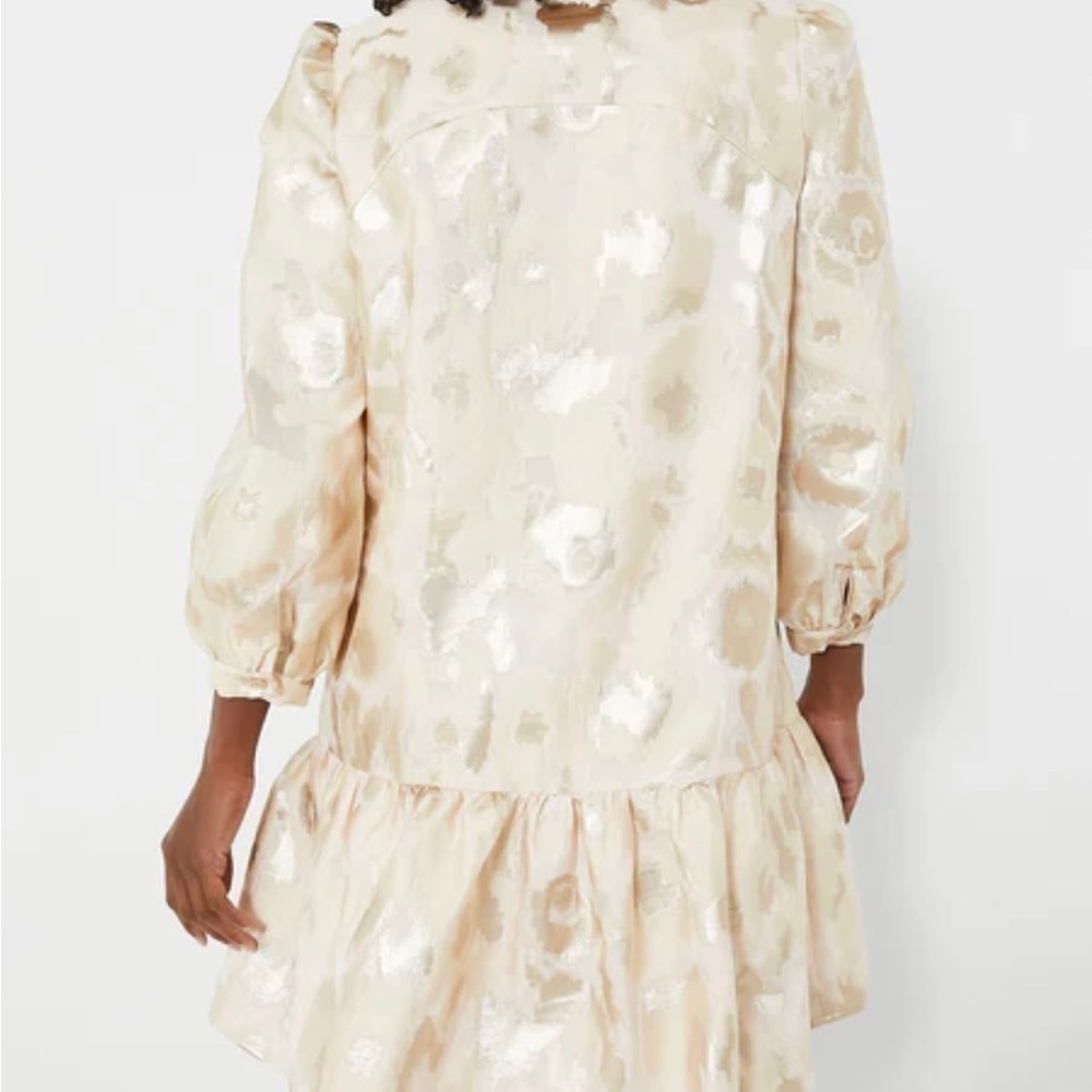 NEW Tuckernuck Palmerston Mini Dress Women’s XXS Champagne/Gold Party Cocktail - Picture 5 of 11